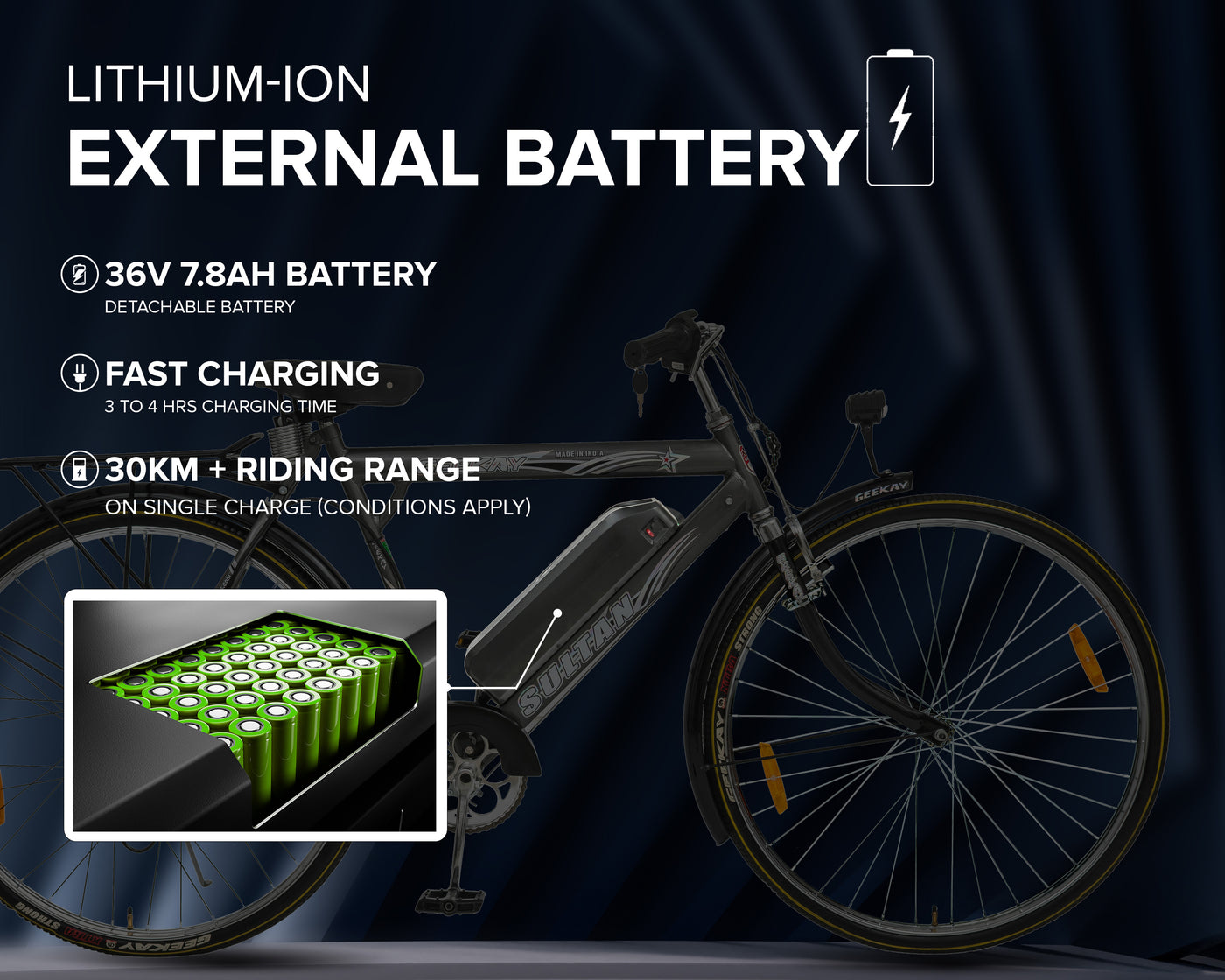 SULTAN 22T (WITH 7.8AH LI-ION BATTERY)