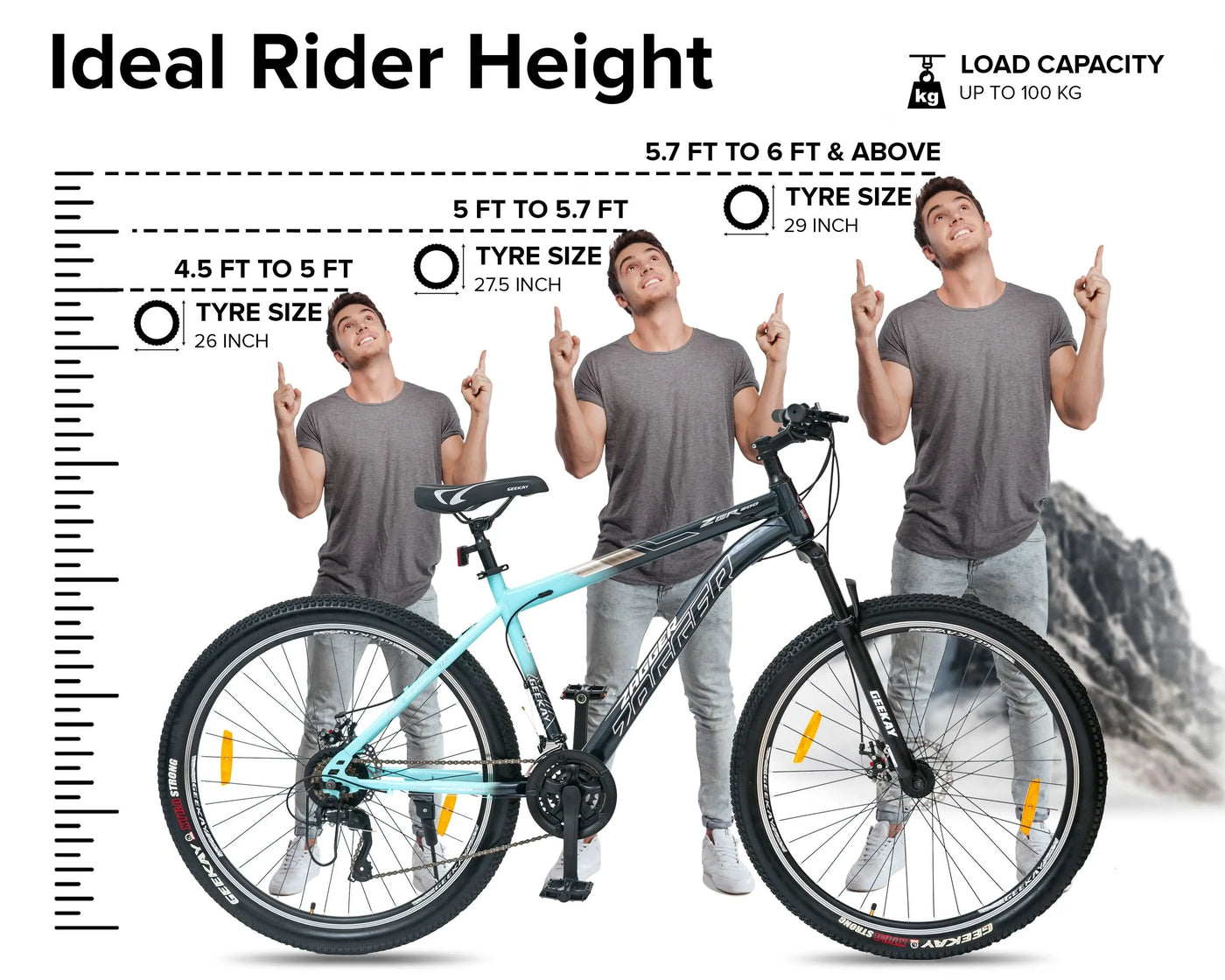 ZAGGER MULTI-SPEED 26T Geekay Bikes