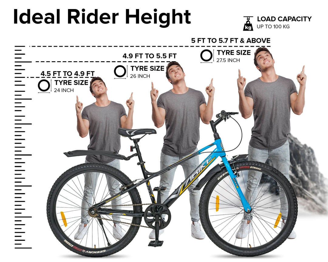 Inch Wheels 26 Inch Mountain Bike Fits What Height 26 Inch Bicycle