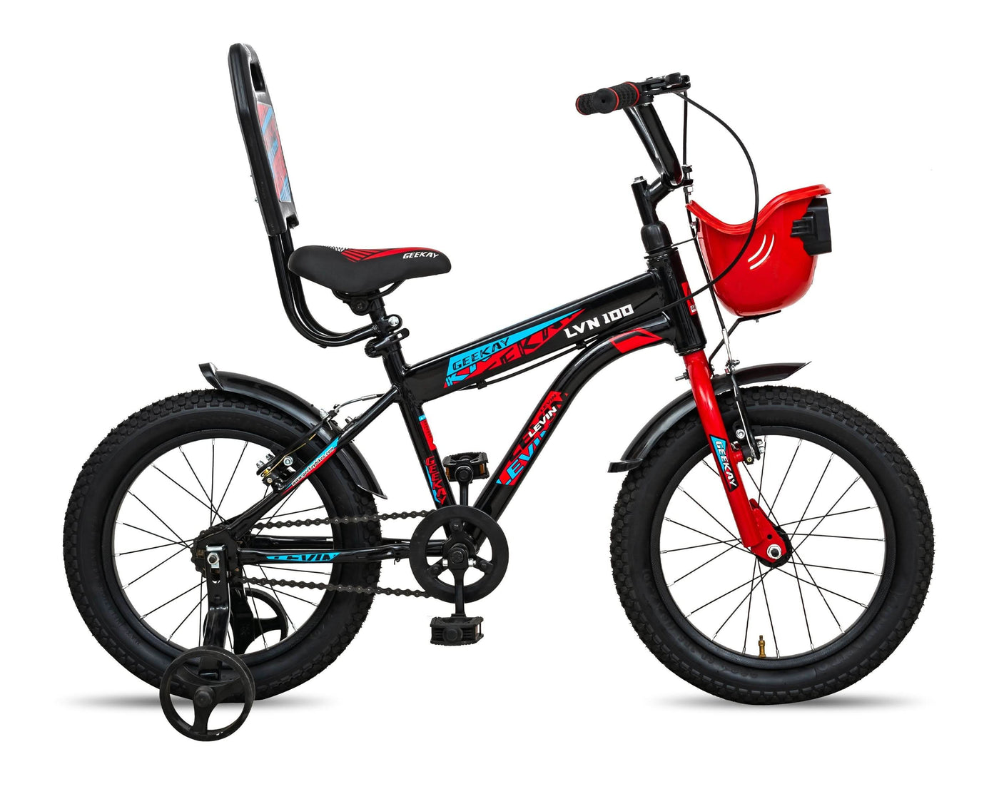 Black bicycle for kids