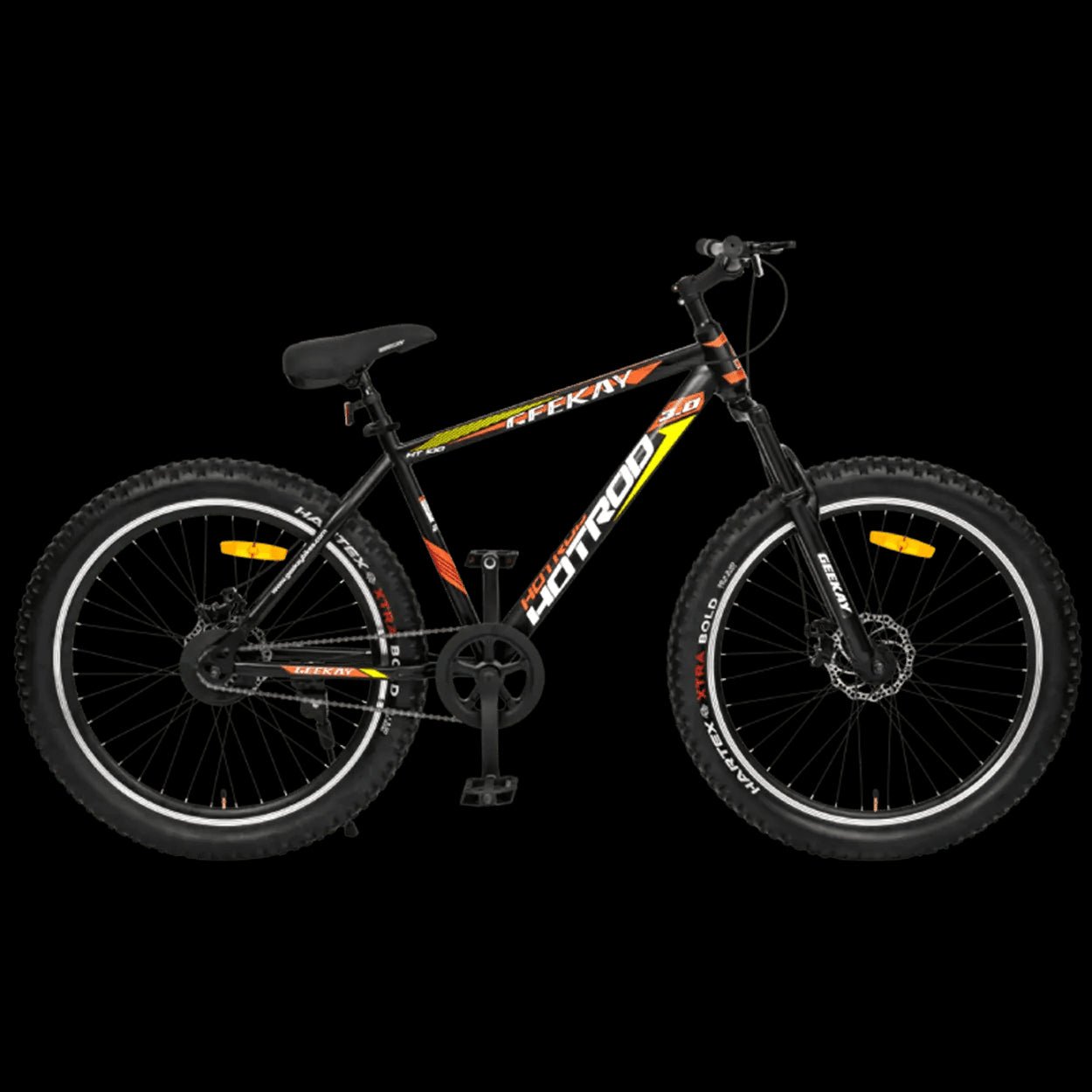 Black fat tyre cycle 