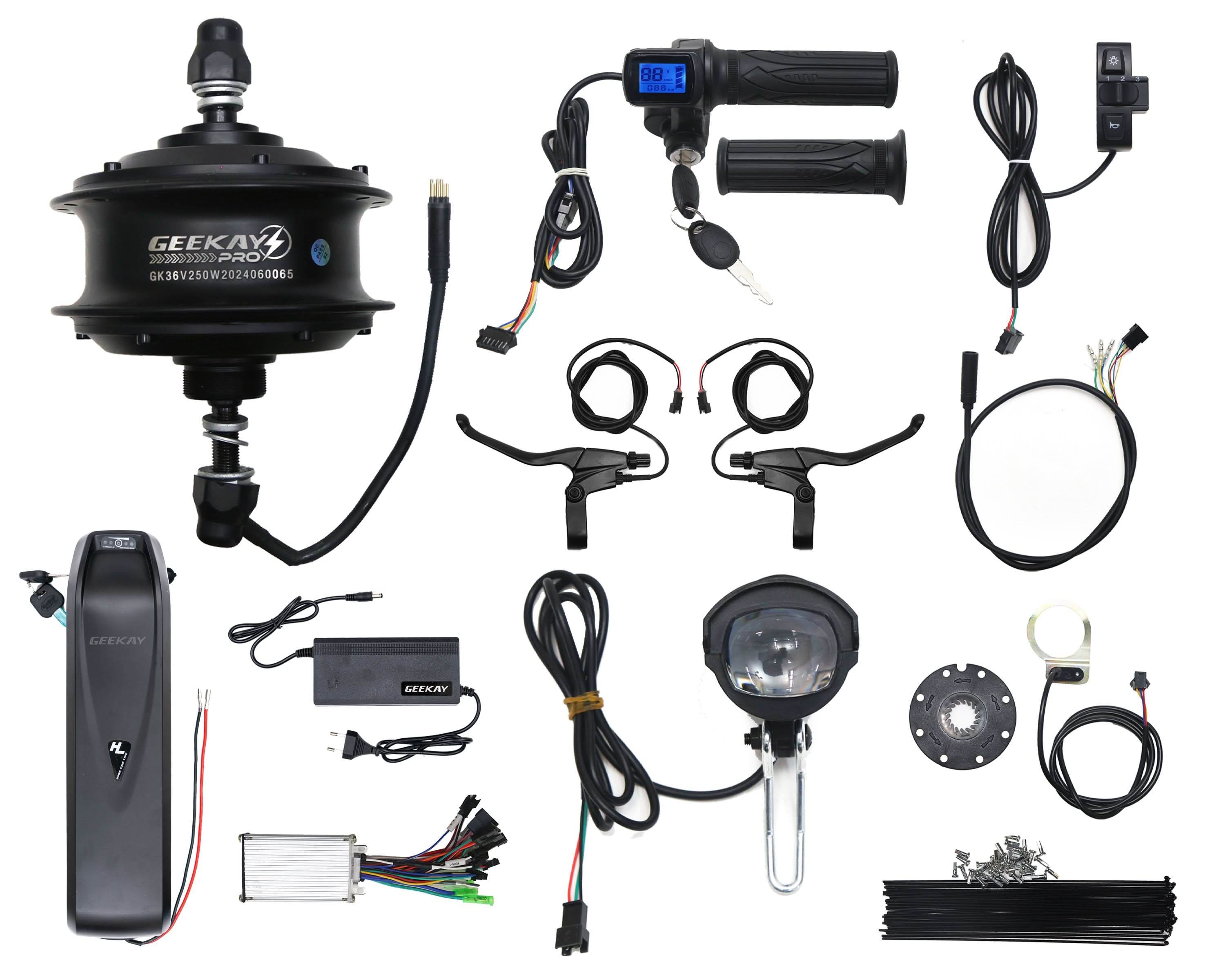 E bike kit with battery