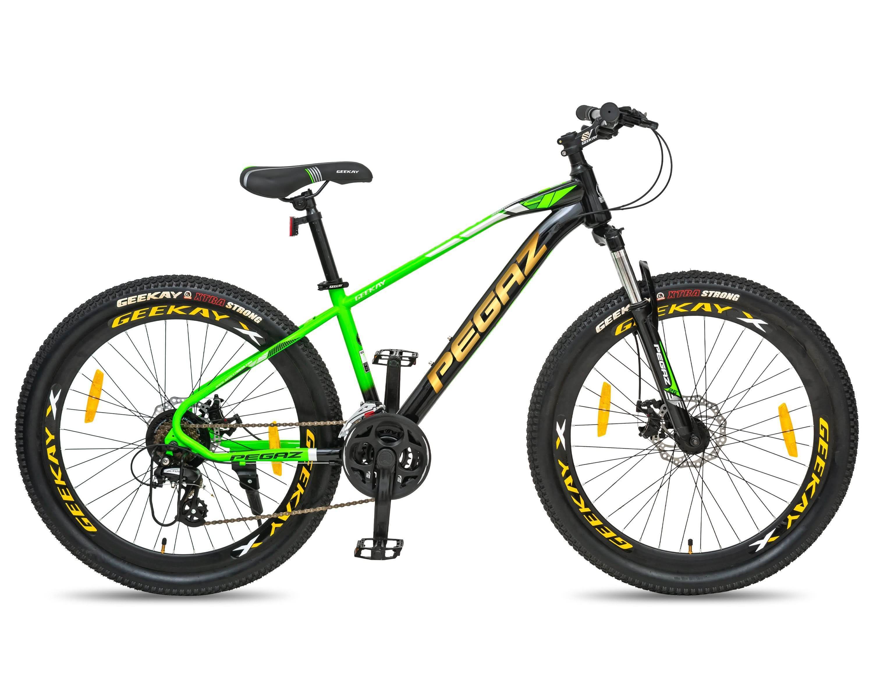 Green mtb cycle