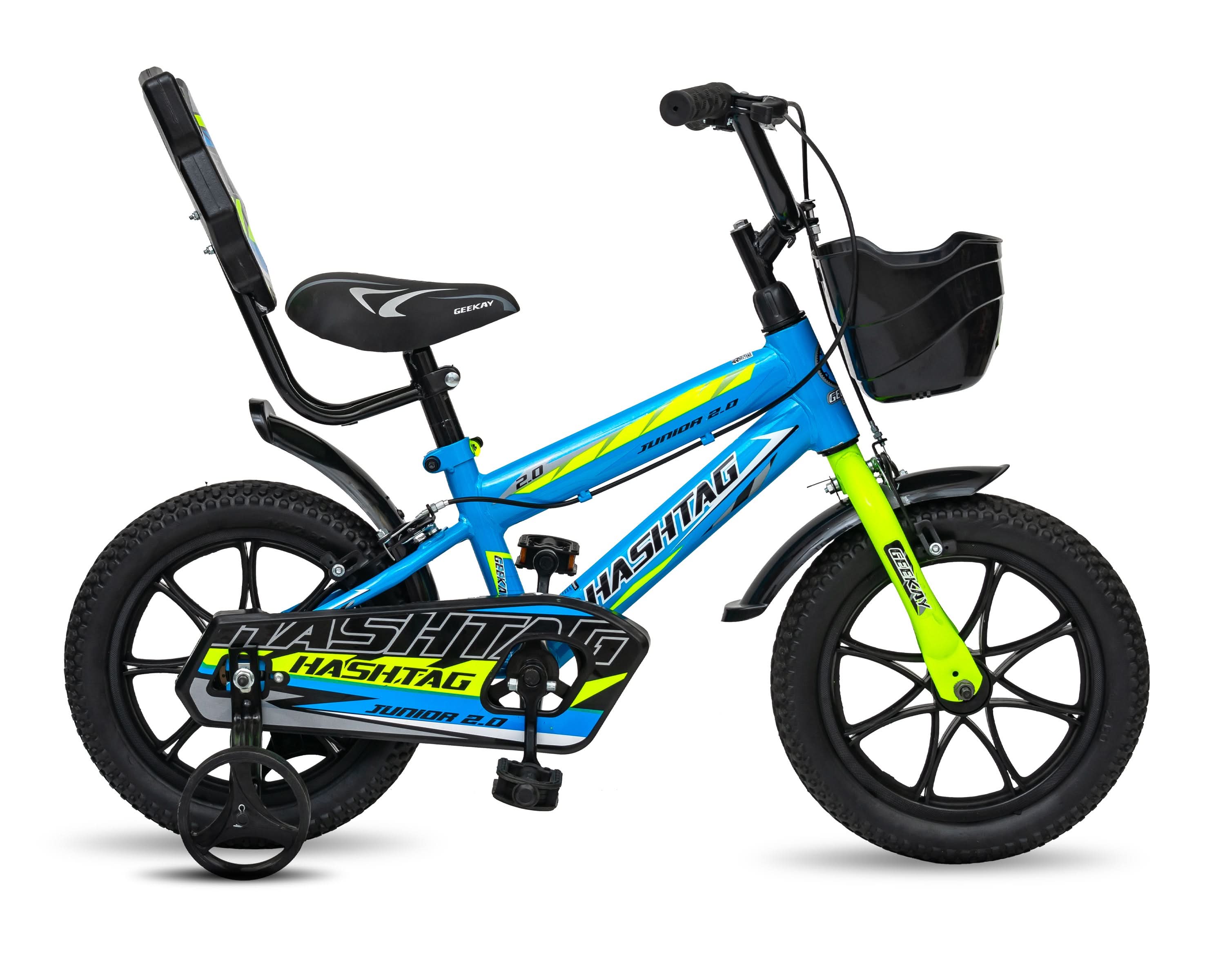 Sky Blue and Green Kids Cycle