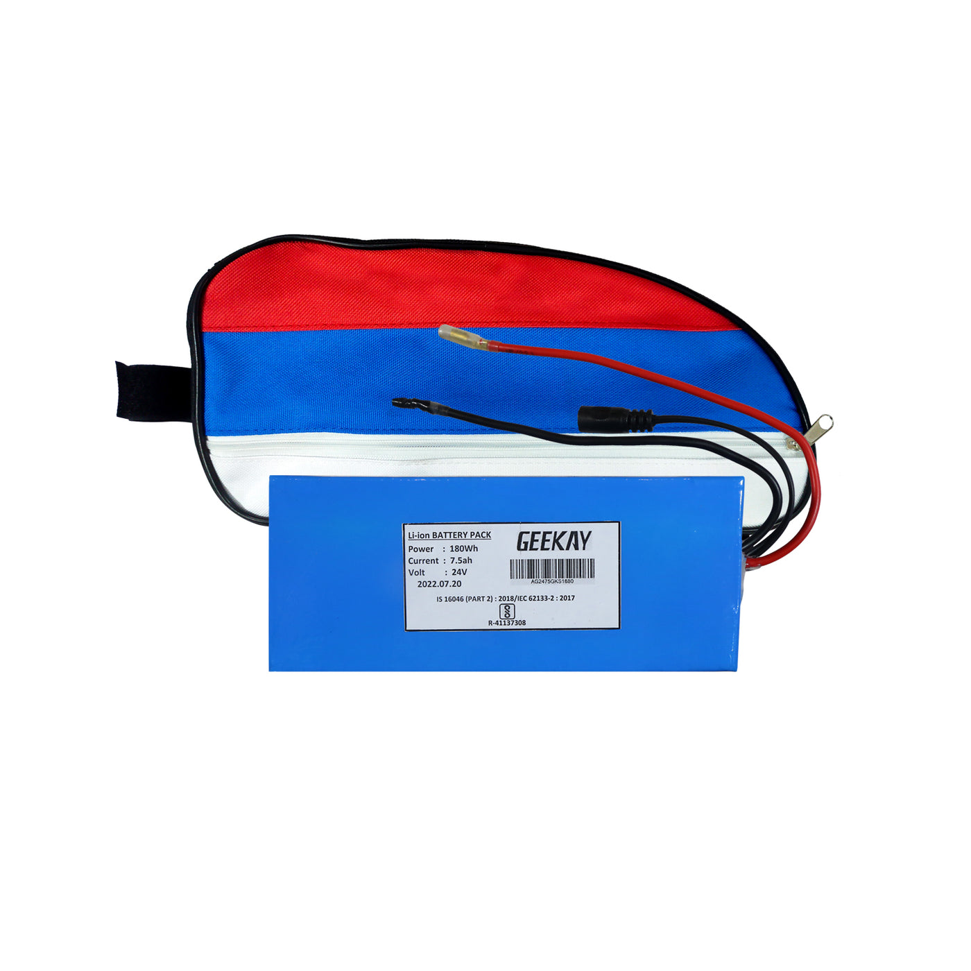 24V Li-ion Battery for Geekay PMDC Side Motor Kit Li-ion 7.5AH Battery 
